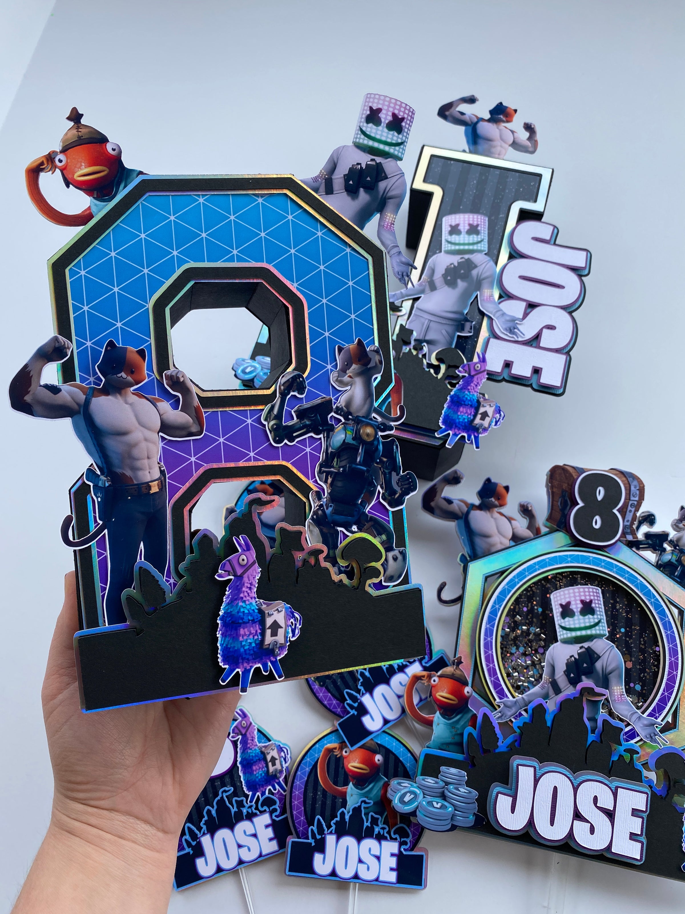 Fortnite 3D Letters | SeniaasPaperStudio